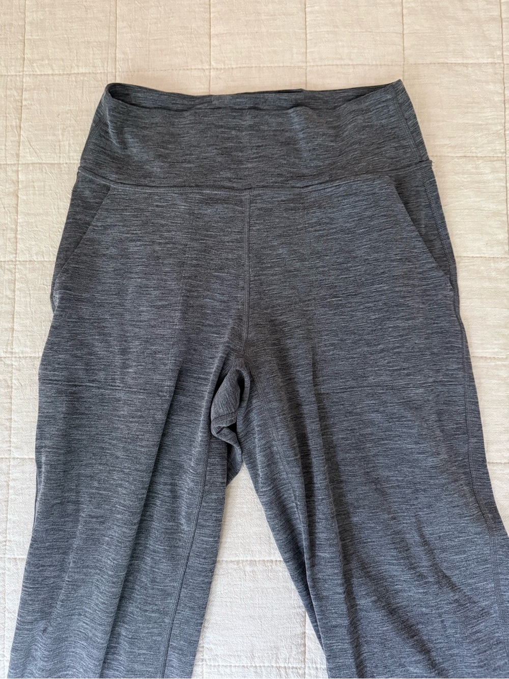 lululemon athletica Heathered Gray High-Rise Leggings
